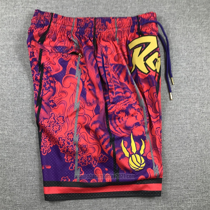 Pantalone Toronto Raptors Special Year Of The Tiger Rojo